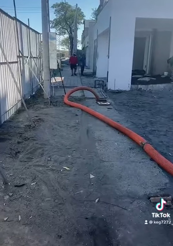 中壢區新建大樓水溝清洗