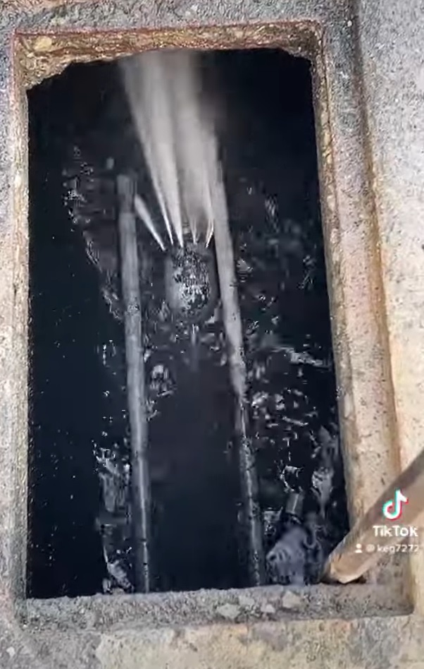 中壢區新建大樓水溝清洗