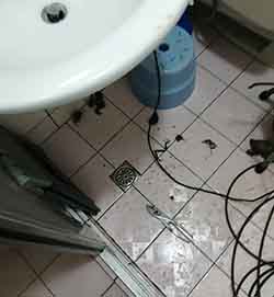 南投魚池鄉通水管